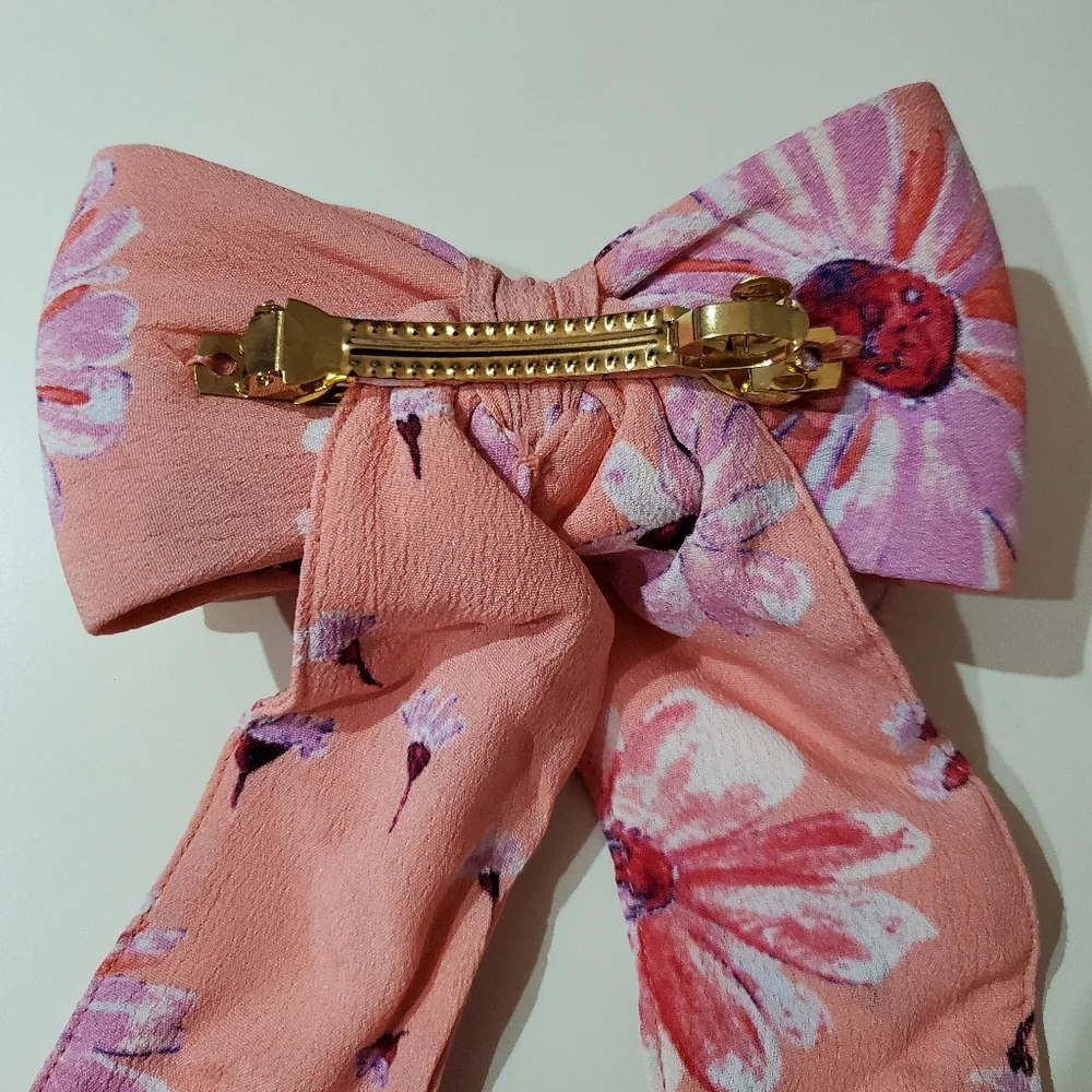 NWT LoveShackFancy Lorna Barrette - Coral Blaze - Picture 5 of 5